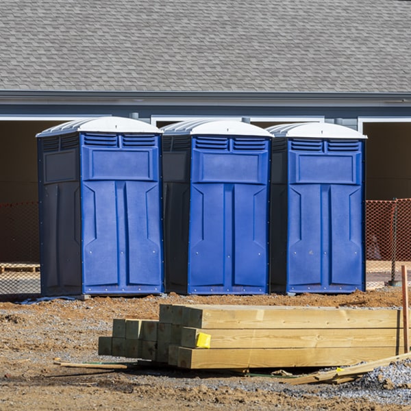 how can i report damages or issues with the porta potties during my rental period in Ridgeland